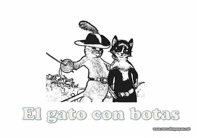 usted está puerta Araña dibujos del gato con botas para imprimir y